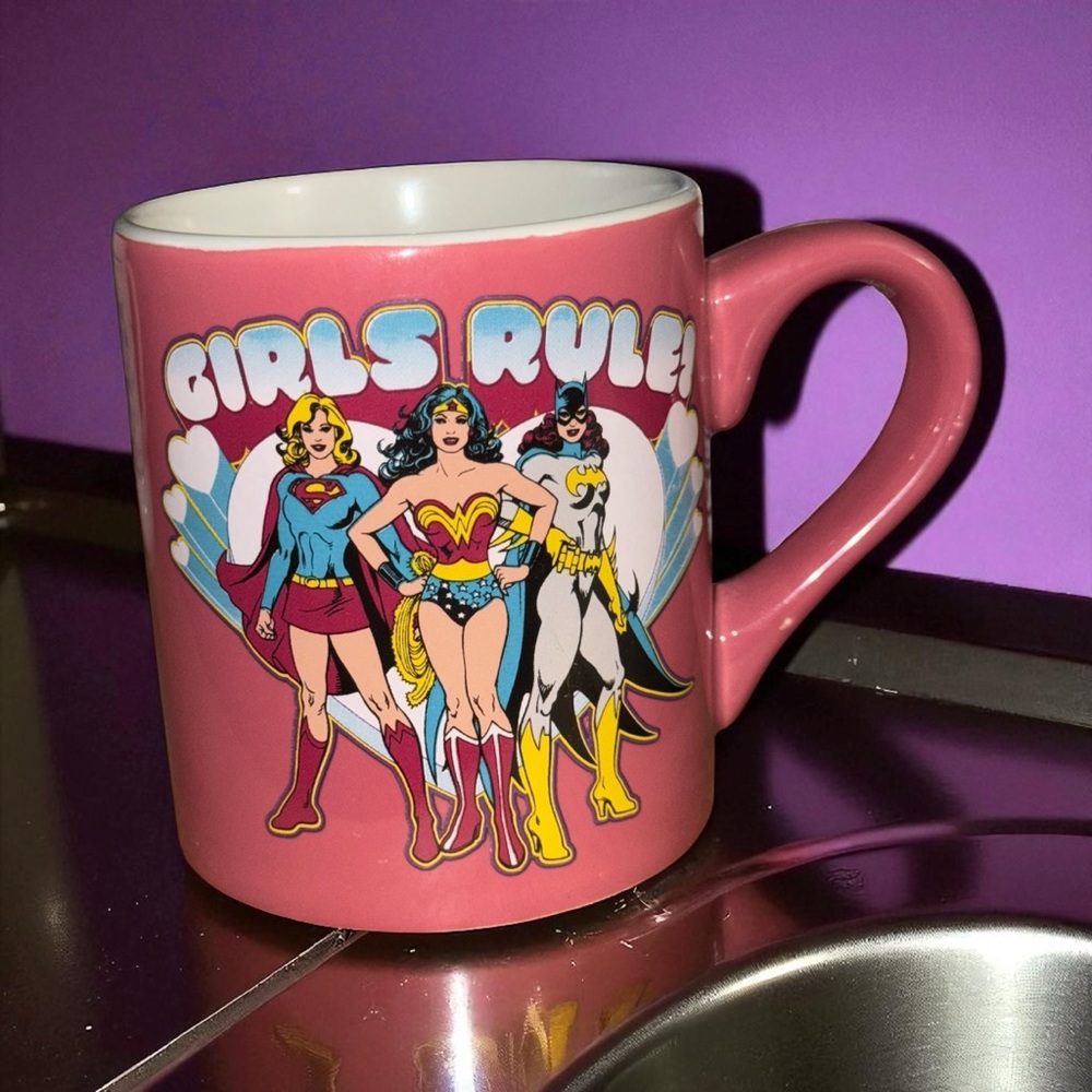 DC Comics Pink Superheroine Mug